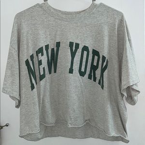 New York crop top